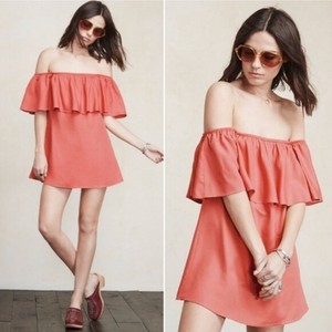 reformation coral dress