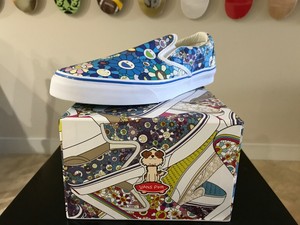 kaws vans slip on