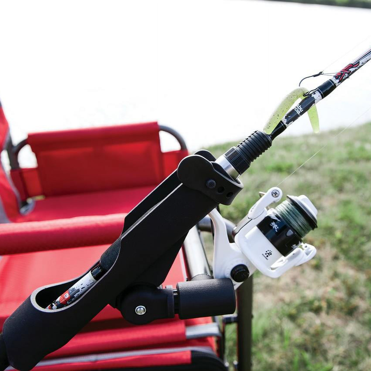 Universal Fishing Rod Holder Chair Attachment Rod Rest Adjustable