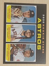 2020 Topps Heritage #102 Rogelio Armenteros/Abraham Toro/Bryan Abreu Astros RC