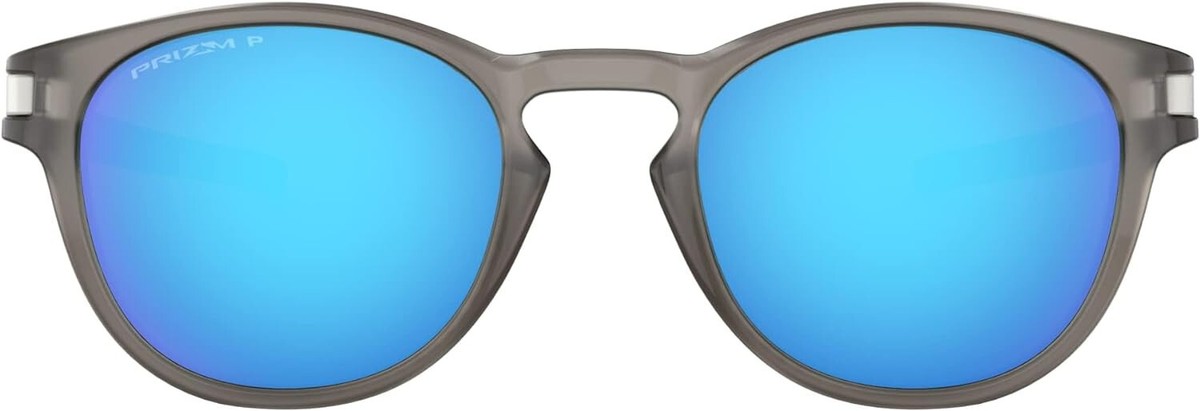Oakley Latch Sunglasses - Prizm - Matte Grey Ink w/Prizm Sapphire