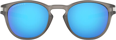 Oakley Latch Sunglasses - Prizm - Matte Grey Ink w/Prizm Sapphire