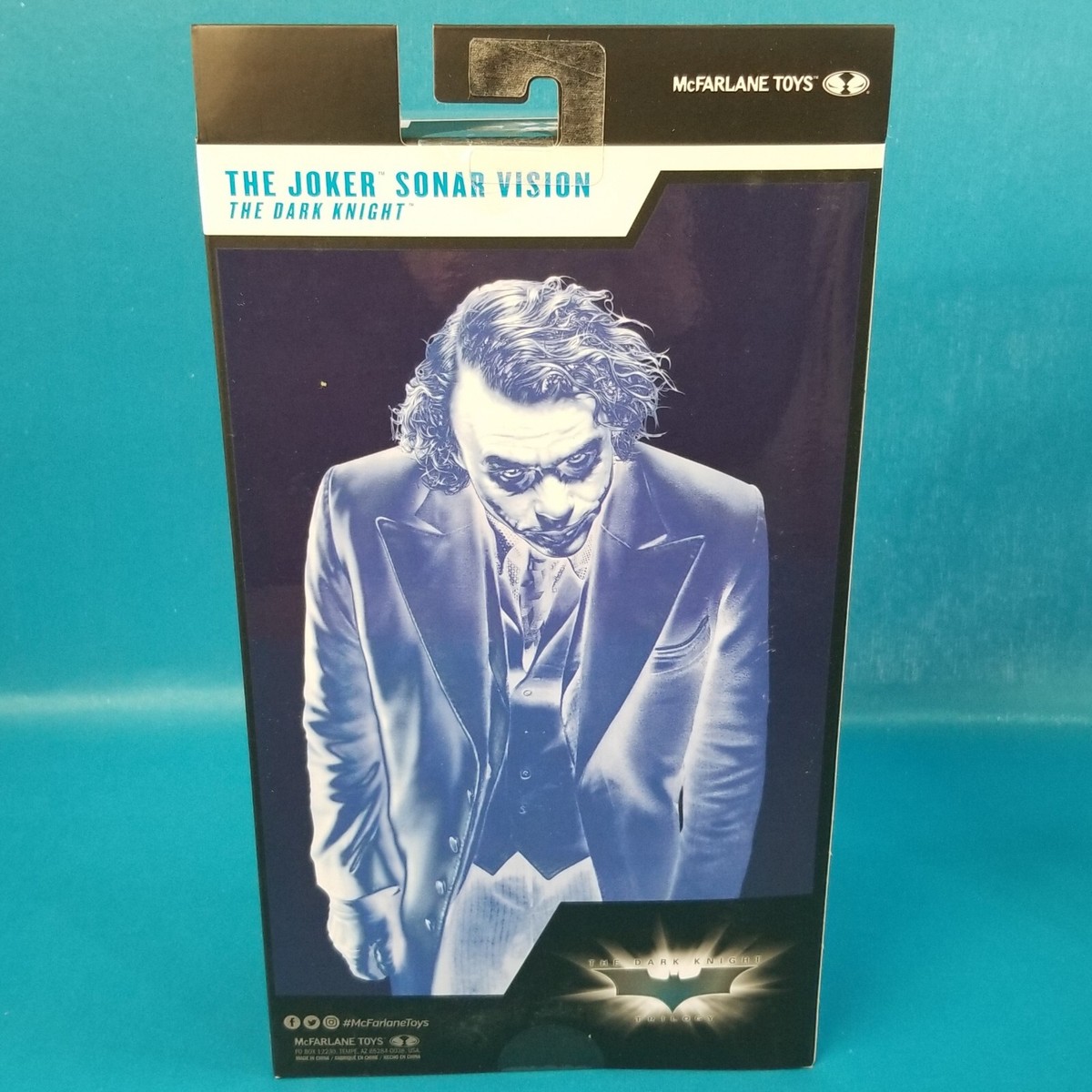 McFarlane Dark Knight Trilogy JOKER Sonar Vision Gold Label