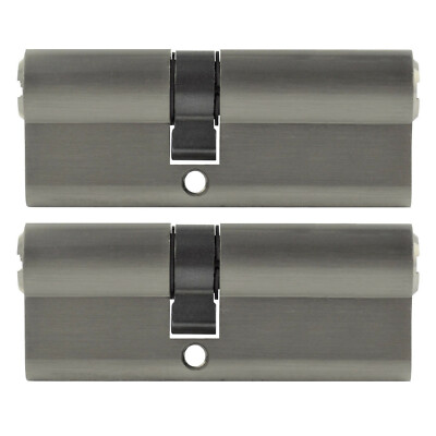 2x Profilzylinder 70mm 30/40 +10 Schlüssel Tür Zylinder Schloss Gleichschließend