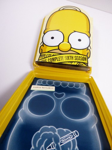 The Simpsons Complete sixth Season 6th Collectors Edition Yellow Head Case DVD - 第 5/7 張圖片