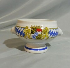 Weißwurst Geschirr Bayern v. Seltmann Weiden , Löwenkopfterrine Ø 11 cm