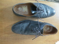 British Walkers black wingtips Mens 9 black made in USA