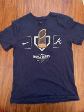 Men’s Shirt Size Small, Atlanta Braves Baseball, Nike, World Series Champs, S