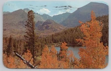 1970 Postcard Bear Lake Rocky Mountain National Park Estes Colorado Sanborn
