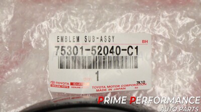 Scion xB 2004-2006 Front Grill Black Emblem Genuine OEM 75301