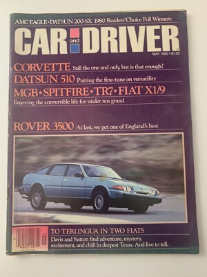 Car & Driver Magazine May 1980, Datsun 200-SX