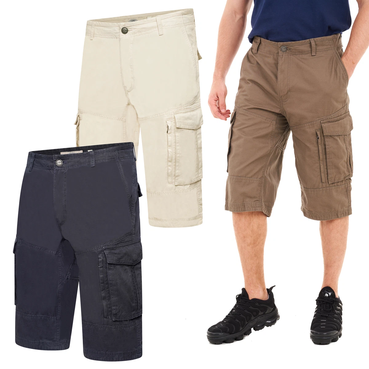 59% OFF X RAY Men's Belted Tactical Cargo Long Shorts 18