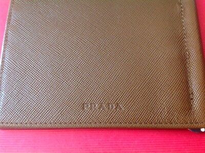 Prada - Saffiano Leather Wallet With Money Clip