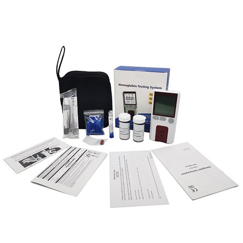 Kit de medidor de prueba de hemoglobina Merter de hemoglobina analizador de monitor de anemia + 25 tiras - Imagen 2 de 11