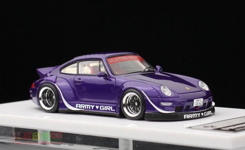 Fuelme Fumei 1:64 993 RWB army girl resin limited edition car model wide body - Foto 10 di 15