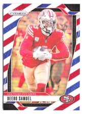 2024 Panini Prizm - Deebo Samuel #252 Red White & Blue Prizm San Francisco 49ers