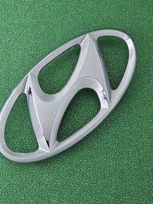 06 07 08 09 10 Hyundai Sonata Emblem Logo Symbol Badge Trunk Rear Chrome OEM