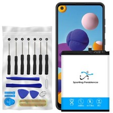 Long Endurance Extended Slim 4600mAh Battery Tools for Samsung Galaxy A20s A207F