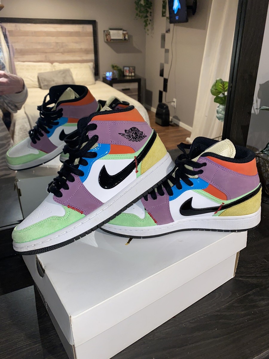air jordan 1 mid lightbulb 193658018463| eBay