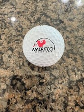 LOGO GOLF BALL-ORIGINAL 1992 SENIOR PGA AMERITECH SENIOR OPEN-OLDER LOGO   