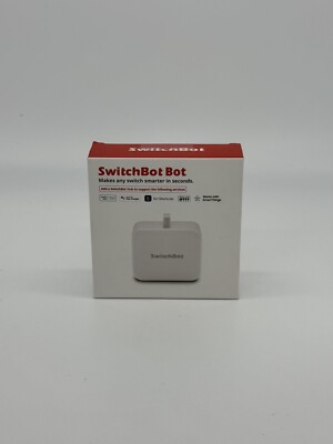 SwitchBot Smart Switch Button Pusher - No Wiring Wireless App or Timer Control