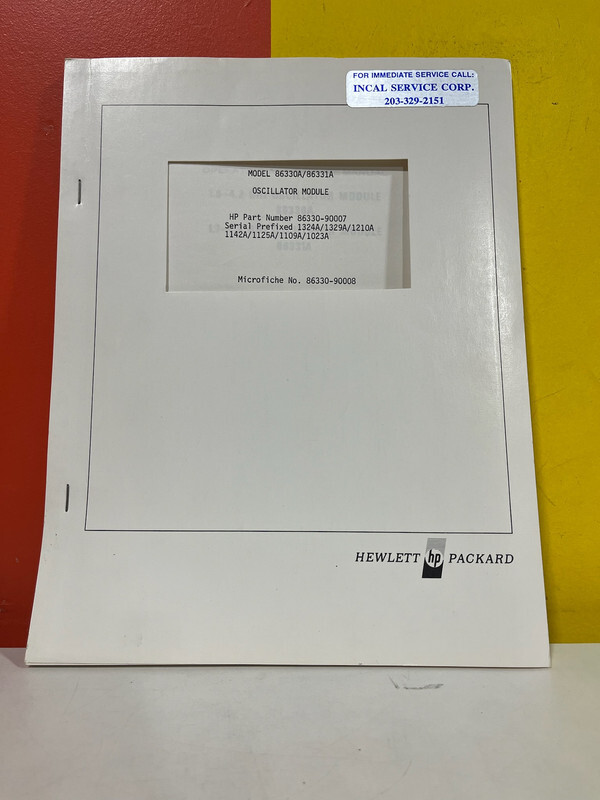 HP 86330-90007 Model 86330A/86331A Oscillator Module