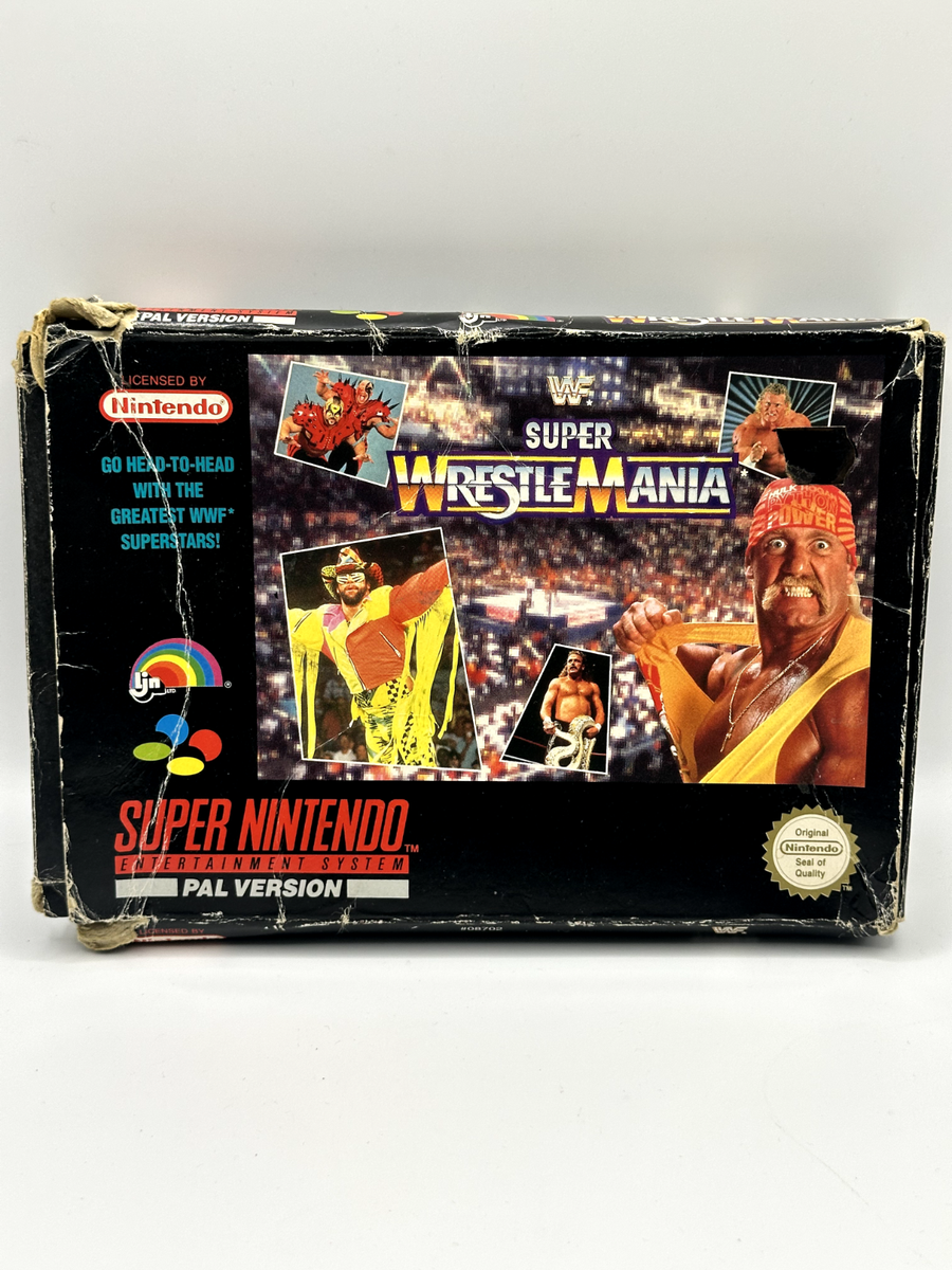 WWF WRESLE MANIA SUPER NINTENDO GAME, INCLUDING MANUAL UK