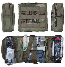 NEW US Military OCP Complete IFAK II Individual First Aid Kit Pouch Tourniquet