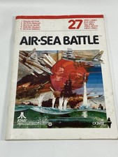 Vtg 1977 AIR-SEA BATTLE Atari 2600 CX2602 Instruction Booklet ONLY Manual