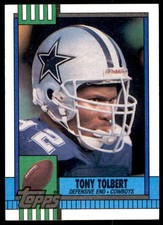 1990 Topps Tony Tolbert Dallas Cowboys #484