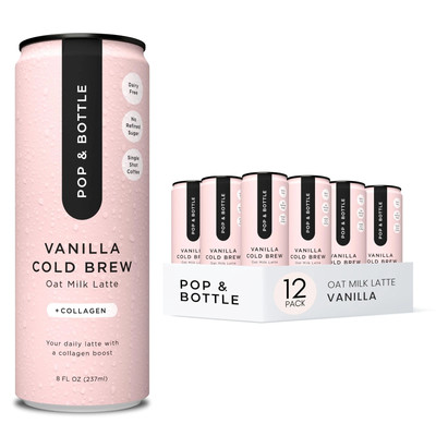 Lattes Cold Brew with Sustainably Sourced Marine Collagen MCT Oil Oat Milk Org