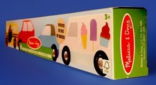 Melissa Doug 4 Wooden Town Vehicles 3"- 4" Compatible with Wooden Train Tracks