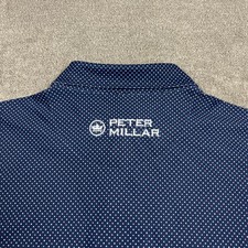 Peter Millar Summer Comfort Golf Polo Shirt Mens XL Multicolor Dots Stretch