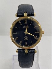 Gucci 2000M Sherry Line Mens Watch Silver Dial Quartz Vintage Classic Round