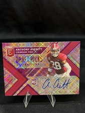 2018 Elite Draft Picks Auto Aspirations #209 Anthony Averett 01/99 Bookend!!