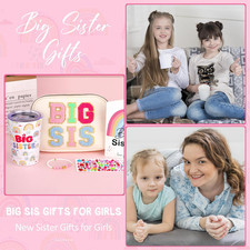 Big Sister Gifts for Girls, Big Sister Sis Gift Set of 5