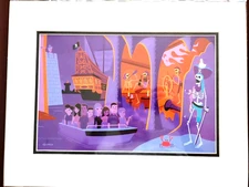 Disney Pirates of The Caribbean Shag Scoundrels & Skeletons 2 Print Set NEW LTD