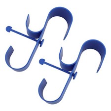 2PCS Pool Fence Hooks Swimming Pool Pole Hanger Wall Pool Tool Holder For Ho LW