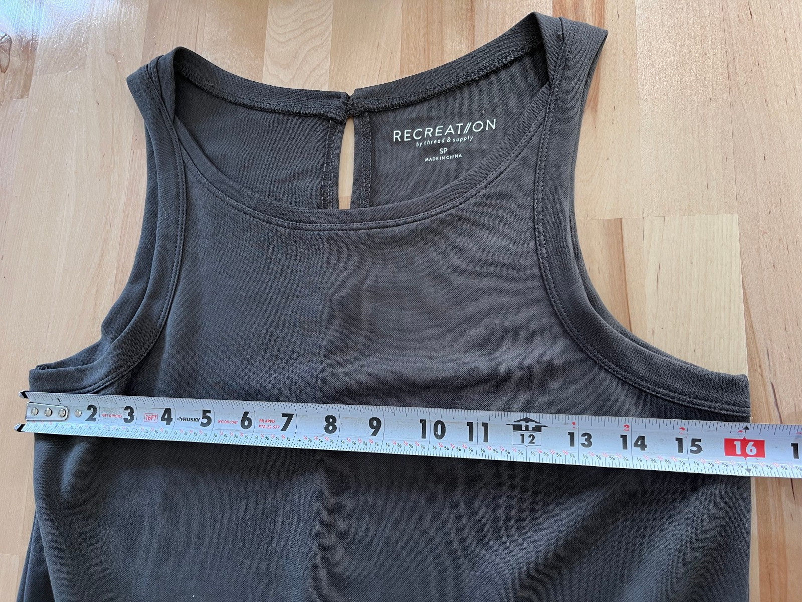 Recreation Thread & Supply GRAY Sleeveless Romper… - image 5