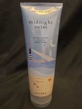 BATH  BODY WORKS MIDNIGHT SWIM BODY CREAM 8 OZ NEW