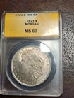1921 $1 Morgan Silver Dollar ANACS MS 63
