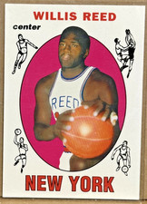 Willis Reed 1996 Topps NBA Stars Rookie Card Reprint #37 1969-70 Topps 1:450 SP