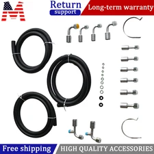 Universal A/C Hose & Fitting Kit For Custom Air Conditioning Lines US