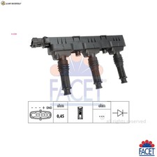 IGNITION COIL 9.6298 FOR VAUXHALL CORSA/Mk/II/III AGILA OPEL VITA/B 1.0L 3cyl 1.0L