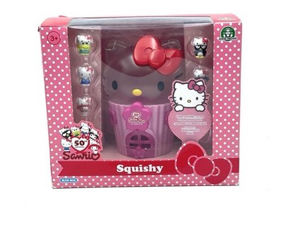 Rare Hello Kitty Rare Playset Squishy Collectables 50TH Polly Pocket Size # DI