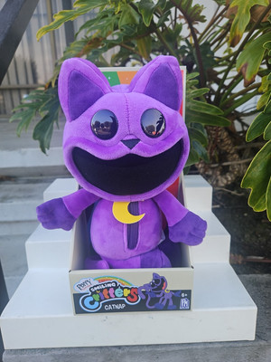 POPPY Playtime Smiling Critters DELUXE PLUSH Catnap Purple 12