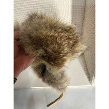 Mountain Core Unisex Unbranded Suede Fur Trapper Hat OS Tan Brown