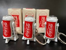 Coca-Cola STARWARS R2-D2 Typ Schlüsselanhänger 3 Stück