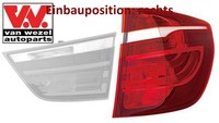 VAN Wezel 0682936 Heckleuchte Rechts RüCklicht Hecklicht RüCkleuchte FüR BMW