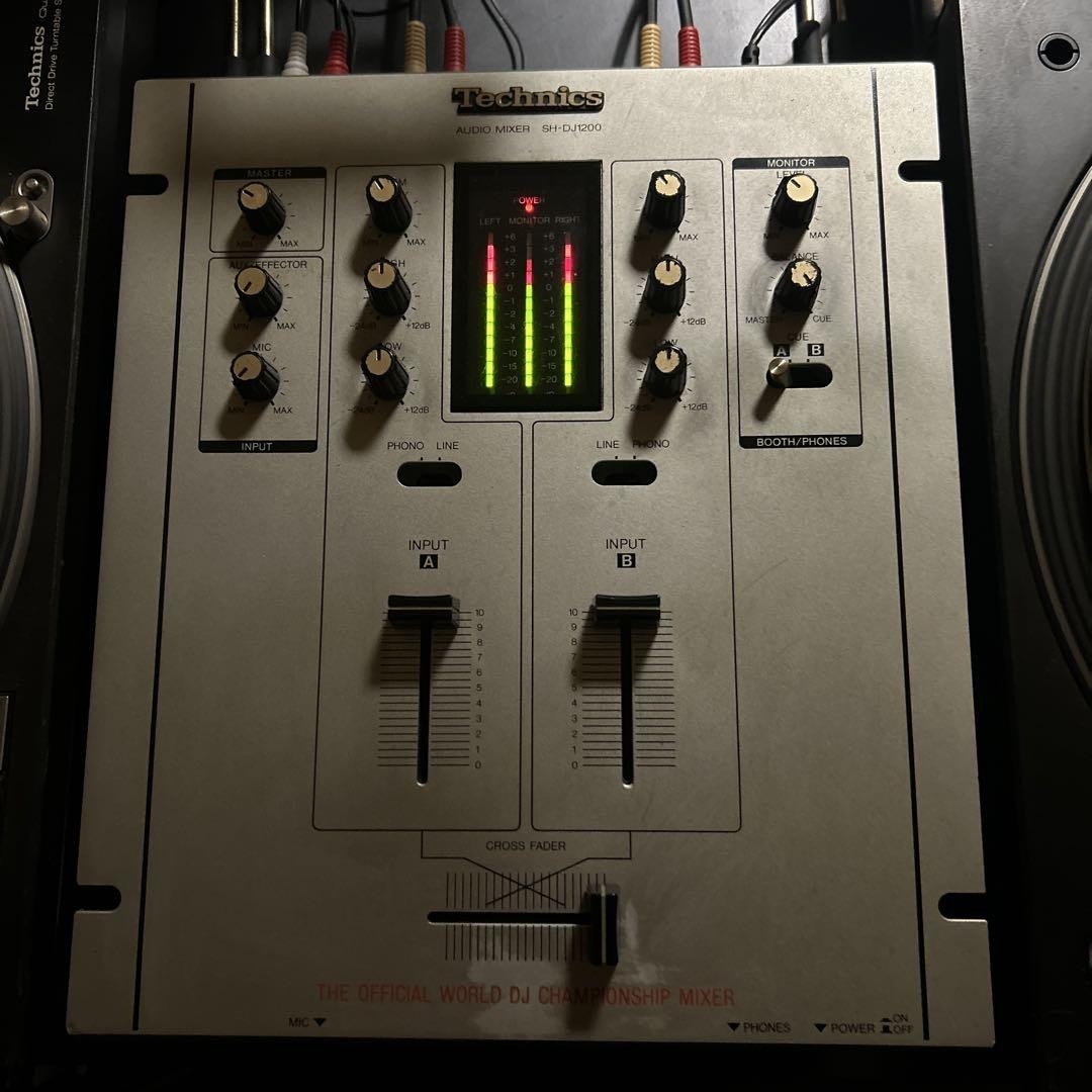Technics SH-DJ1200 DJミキサー Technics SH-DJ1200 2-Channel DJ Mixer Working Main Unit Only